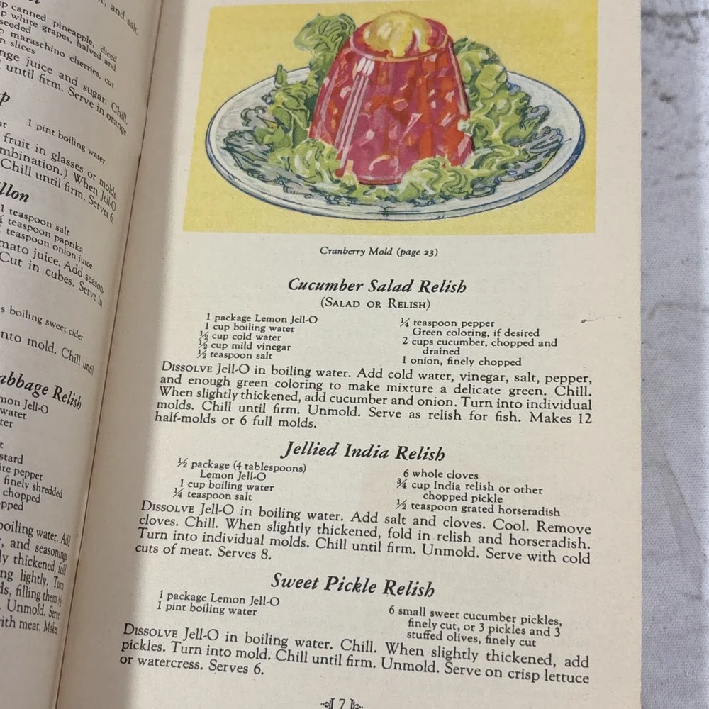 Complete Jell-O Recipe Book Booklet 1929 Art Deco Recipes